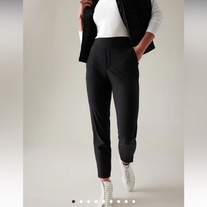 Athleta Black Tapered Ankle Pants